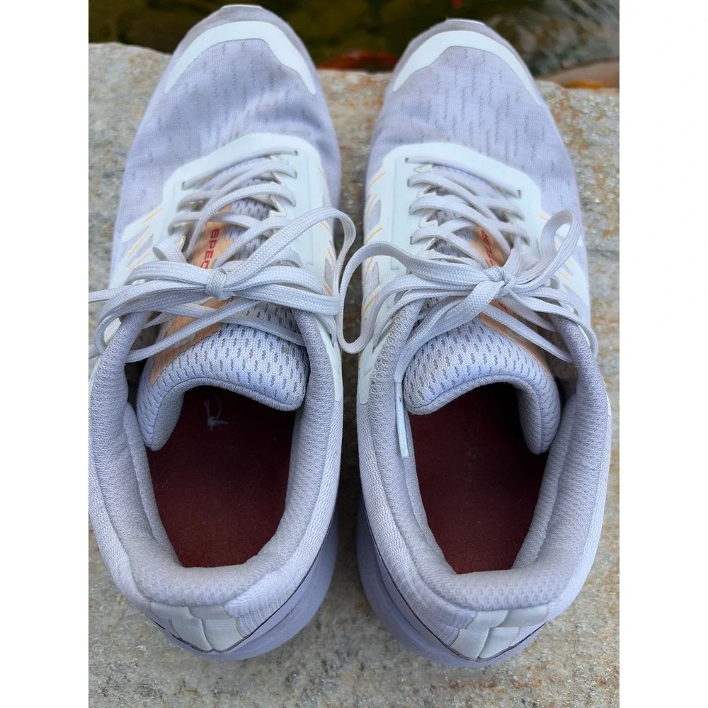 Salomon Spectur Road Running Shoes Mens 11 White‎ Lilac Orange 415894